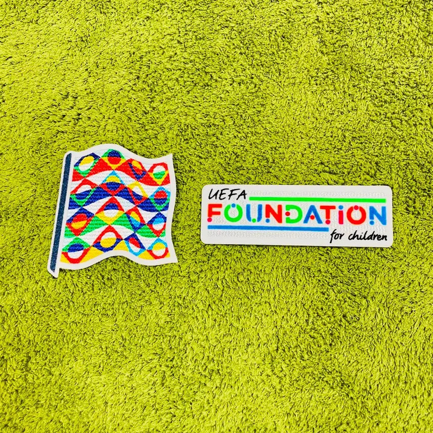 [BUNJANG] 23-25 UEFA Nations League Logo + Foundation Uniform Patch Set / 23-25 UEFA 네이션스리그 로고 +파운데이션 유니폼 패치 SET