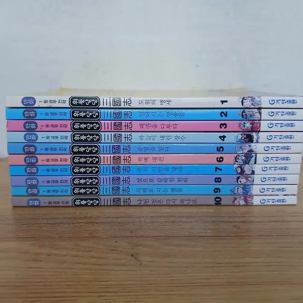 [BUNJANG] The Majestic Three Kingdoms Vol. 1-10 Complete Set / 위풍당당 삼국지 1~10권 전질