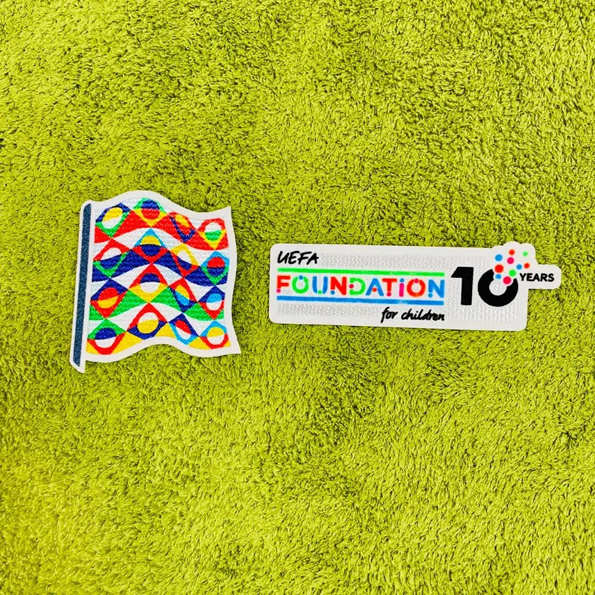 [BUNJANG] 25-26 UEFA Nations League Logo + Foundation Jersey Patch Set / 25-26 UEFA 네이션스리그 로고 +파운데이션 유니폼 패치 SET