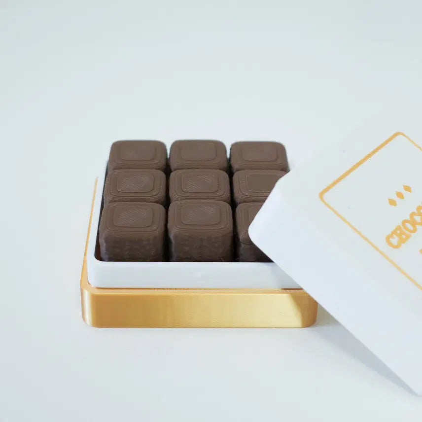 [BUNJANG] Faver Chocolate 9-Switch Clicky Keychain (Blue Switch) / 파베 초콜릿 9축 클리커 키링