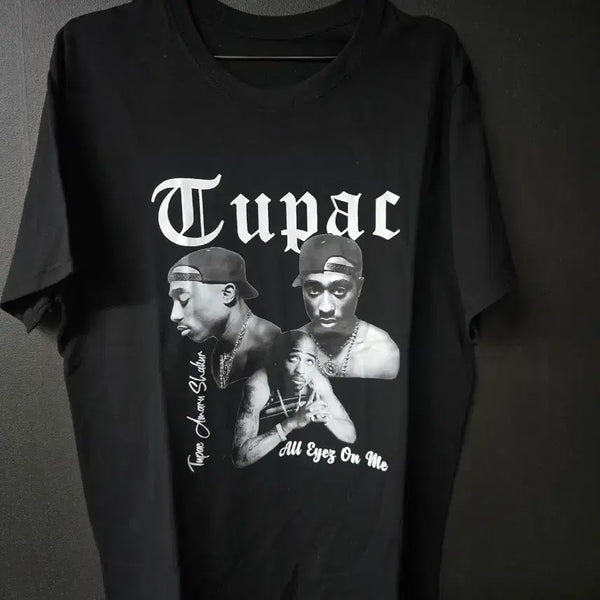 [BUNJANG] 2Pac All Eyez On Me T-Shirt Black / 투팍 올 아이즈 온 미 반팔티 블랙