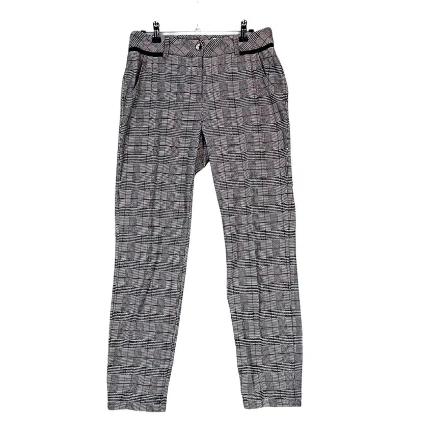 [BUNJANG] Munsingwear Women's Classic Tapered Fit Check Trousers 28 / 먼싱웨어 여성 클래식한 테이퍼드핏 바지 28 체크 25807