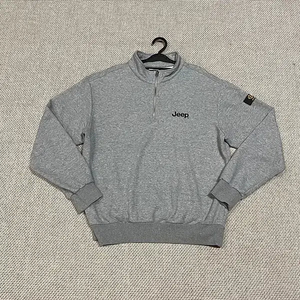 [BUNJANG] Jeep Half Zip-Up Sweatshirt / M 지프 반집업 하프집업 맨투맨 N.5655