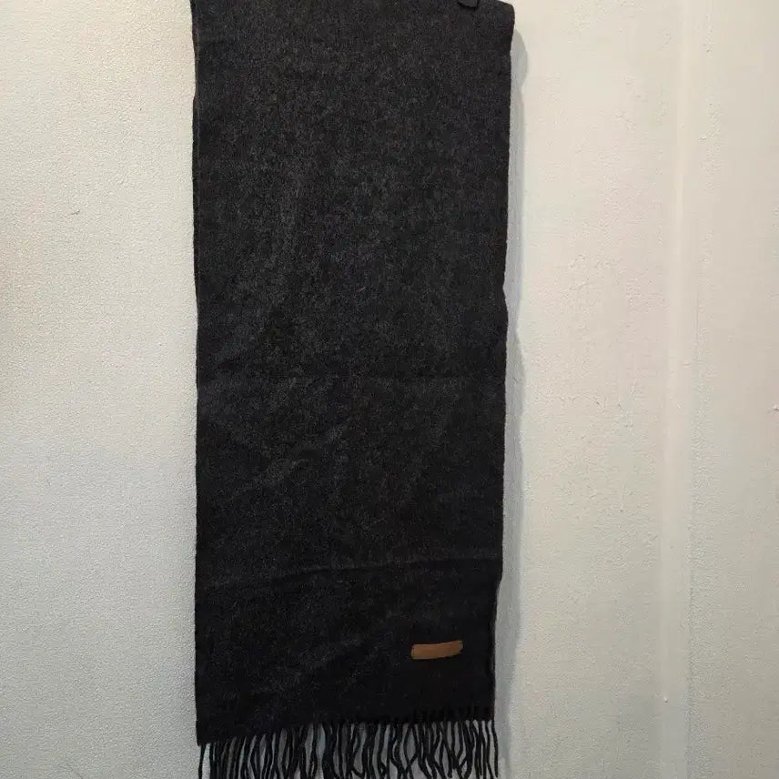 [BUNJANG] Louis Quatorze 100% Cashmere Scarf Dark Grey / 루이까또즈  캐쉬미어 100% 목돌이 다크그레이 가62