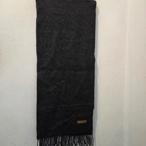 [BUNJANG] Louis Quatorze 100% Cashmere Scarf Dark Grey / 루이까또즈  캐쉬미어 100% 목돌이 다크그레이 가62
