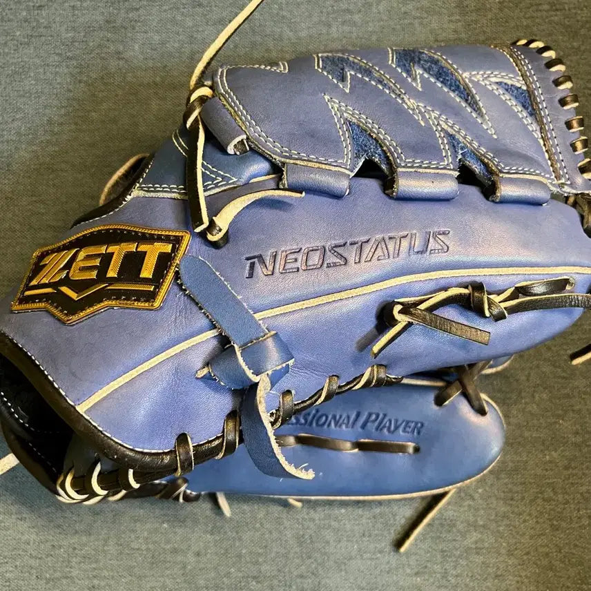 [BUNJANG] ZETT Neo Status Baseball Glove - Blue / 제트 네오 블루