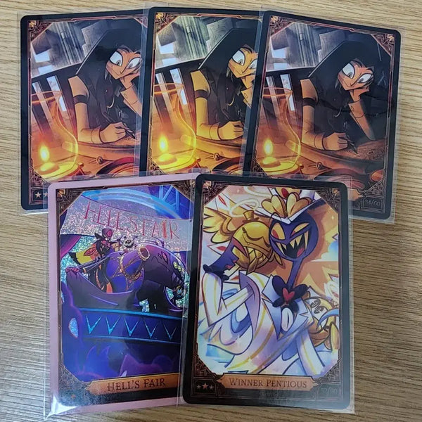 [BUNJANG] Hazbin Hotel Henshin Sans Foil Non-Foil Card Bundle Set / 해즈빈호텔 팬셔스 관련 포일 논포일 카드 일괄