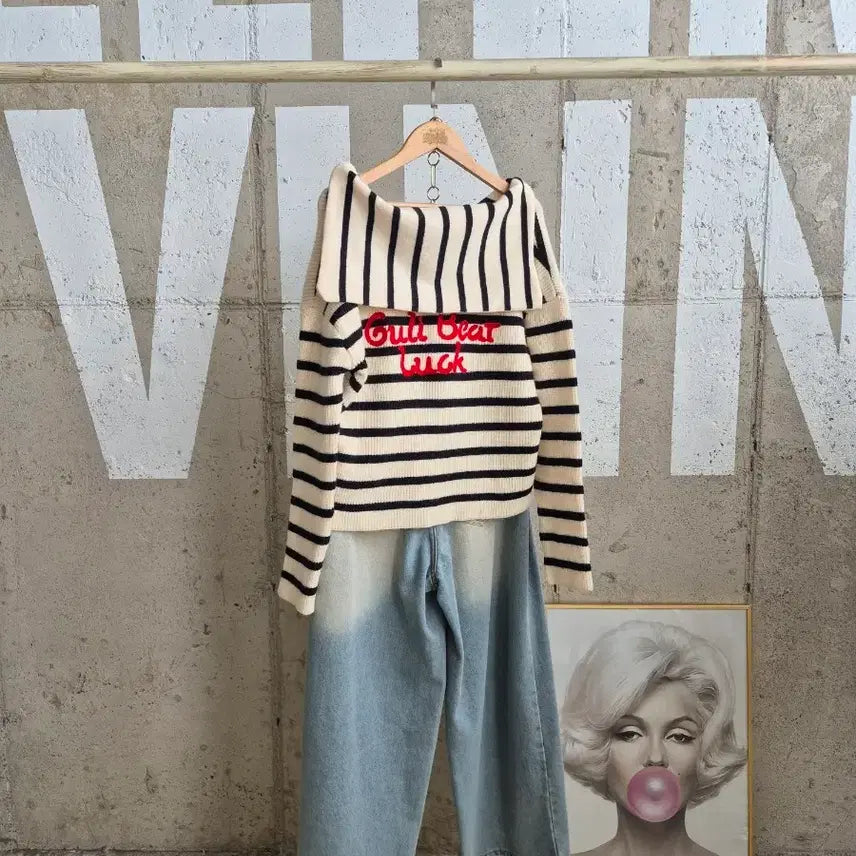 [BUNJANG] Seracare Stripe Knit / 행사3)세라카라 스트라이프 니트