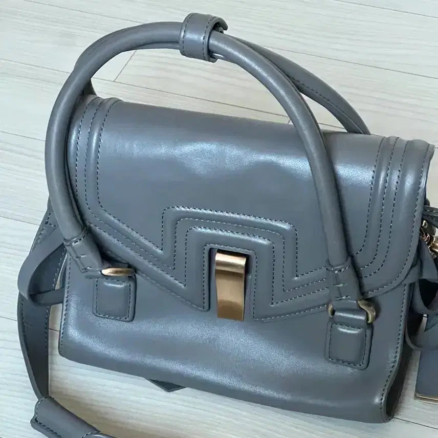 [BUNJANG] Joy Gryson Tote Bag Shoulder Bag Grey / 조이그라이슨 토트백 숄더백 그레리
