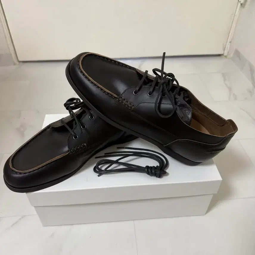 [BUNJANG] COS Boat Shoes Brown Size 44 / cos 보트슈즈 44