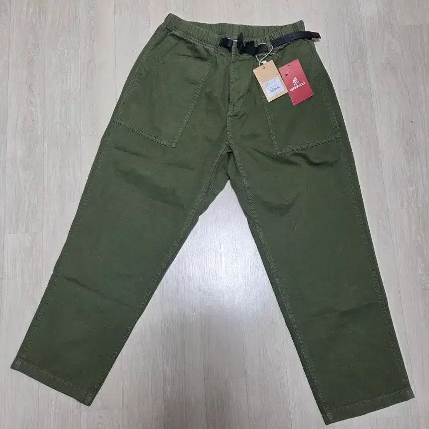 [BUNJANG] Gramicci Loose Tapered Ridge Pants Olive M / 그라미치 루즈테이퍼드 릿지 팬츠 올리브 M