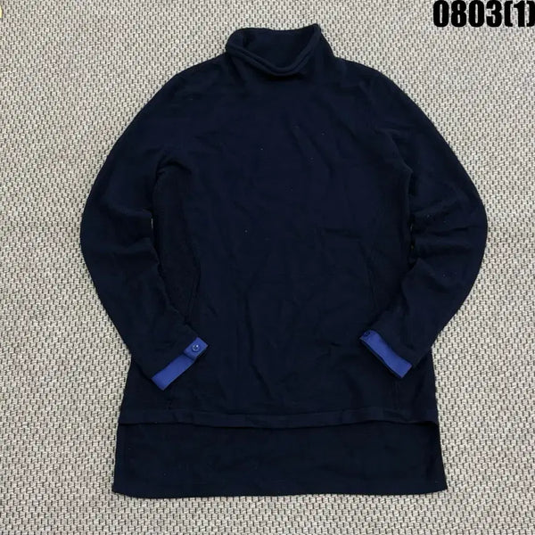 [BUNJANG] Olivia Lauren Navy Turtleneck Long Sleeve Knit 95 / 올리비아로렌 네이비 목폴라 긴팔 니트 95