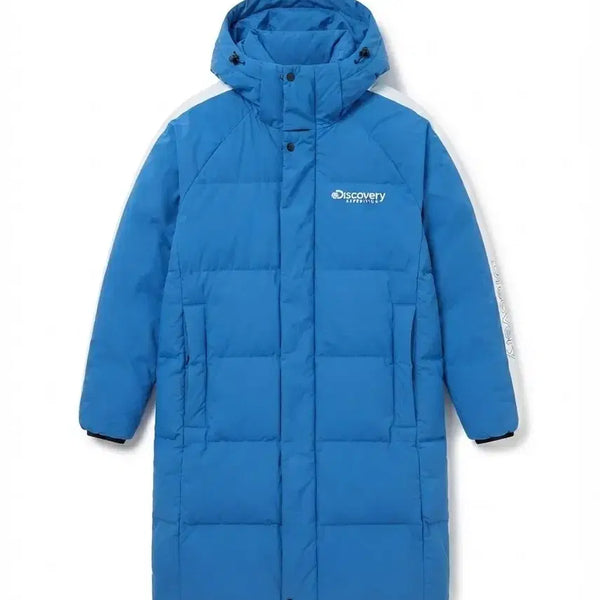 [BUNJANG] Discovery Venture Force Long Padding Blue / 디스커버리 벤쳐포스 롱패딩 95 블루