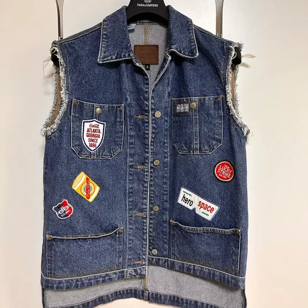 [BUNJANG] Polo Ralph Lauren Denim Vest Loose Fit S / 폴로 랄프로렌 데님 조끼 루즈핏 S 미국거주시구매 정품