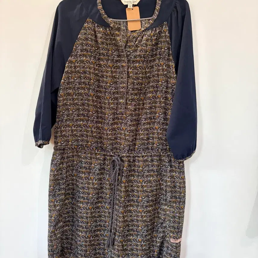 [BUNJANG] Thursday Island Navy Midi Dress / 써스데이아일랜드 원피스 네이비
