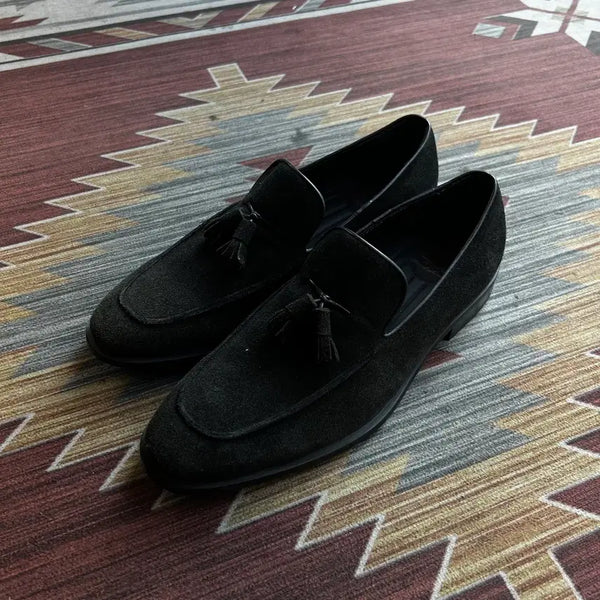 [BUNJANG] Tandy Homme Suede Driving Tassel Loafers / 탠디 옴므 스웨이드 드라이빙 테슬 로퍼