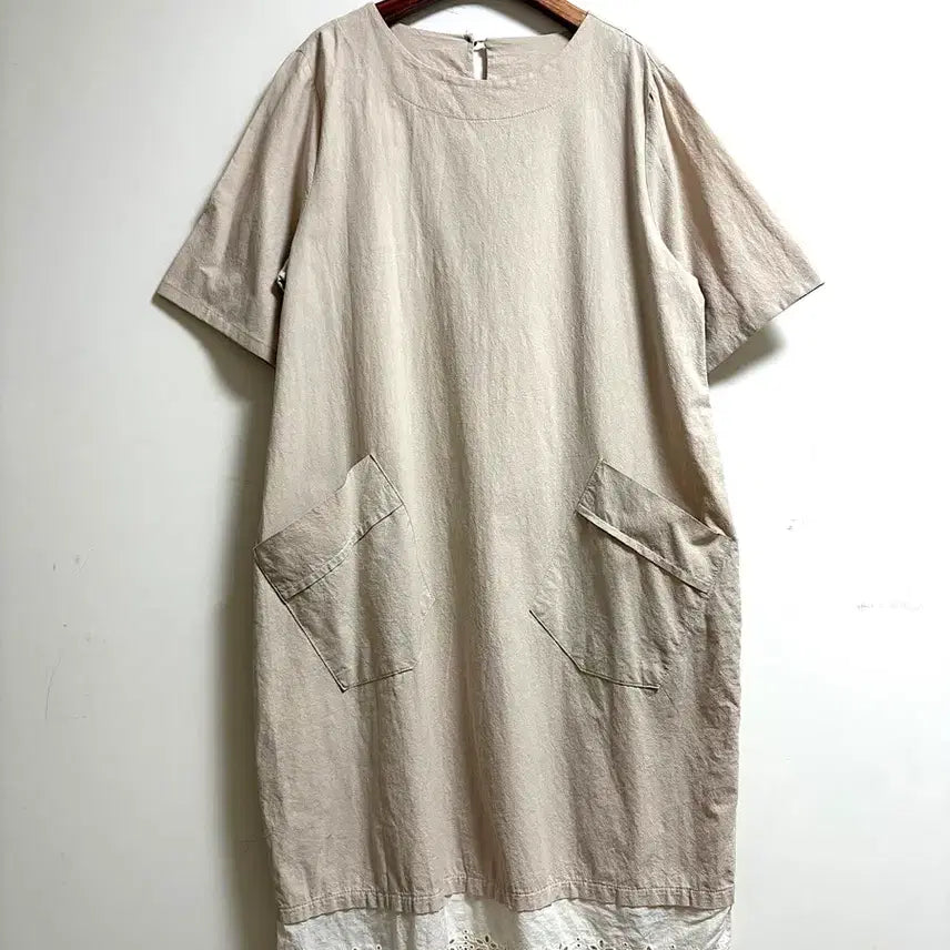 [BUNJANG] Pocket Lace Long Dress / 포켓 레이스 롱원피스
