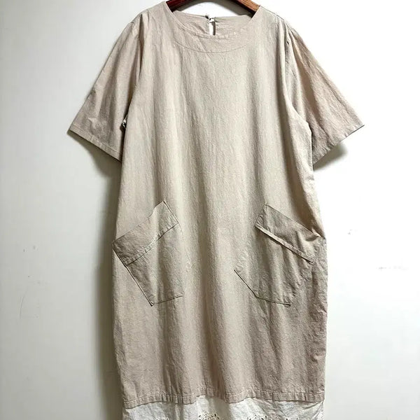 [BUNJANG] Pocket Lace Long Dress / 포켓 레이스 롱원피스