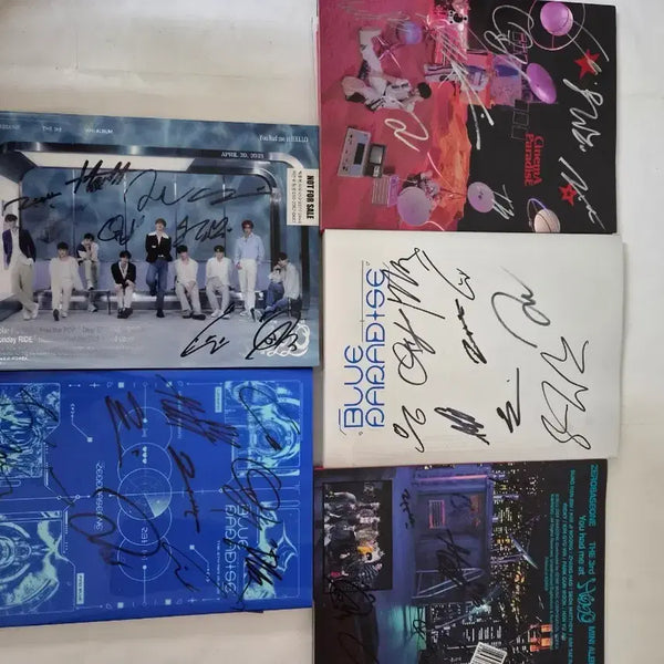 [BUNJANG] ZEROBASEONE Signed Album CD Bundle Set / 제로베이스원 앨범 사인 CD 5종 일괄입니다