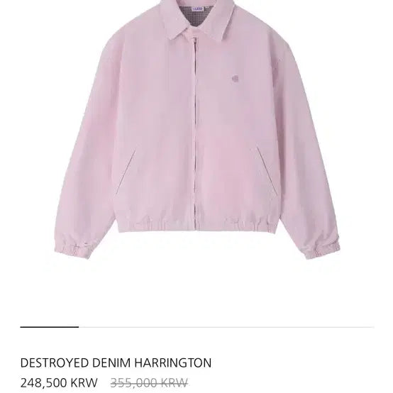 [BUNJANG] Llege Destroyed Denim Harrington Jacket S / LLEGE DESTROYED DENIM HARRINGTON S