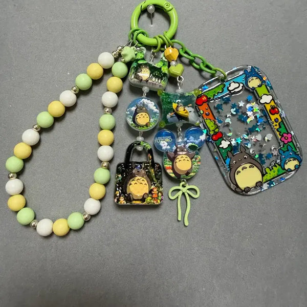 [BUNJANG] Totoro Handmade Beaded Keychain / 토토로 핸드메이드 키링