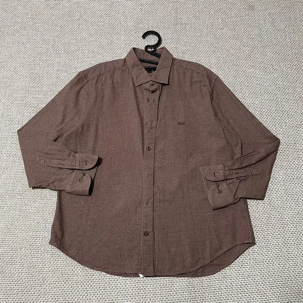 [BUNJANG] DAKS Men's Checkered Long-Sleeve Shirt 2XL / 2XL 닥스 셔츠 남방 B.7505