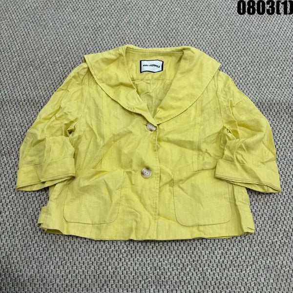 [BUNJANG] Karl Lagerfeld Yellow Jacket / 칼 라거펠트 자켓 옐로우 85