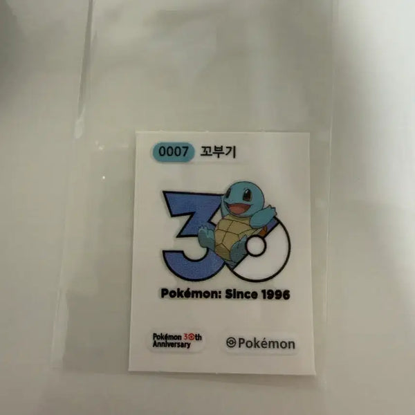 [BUNJANG] Pokemon Squirtle Figure Sticker / 포켓몬 꼬부기 띠부씰