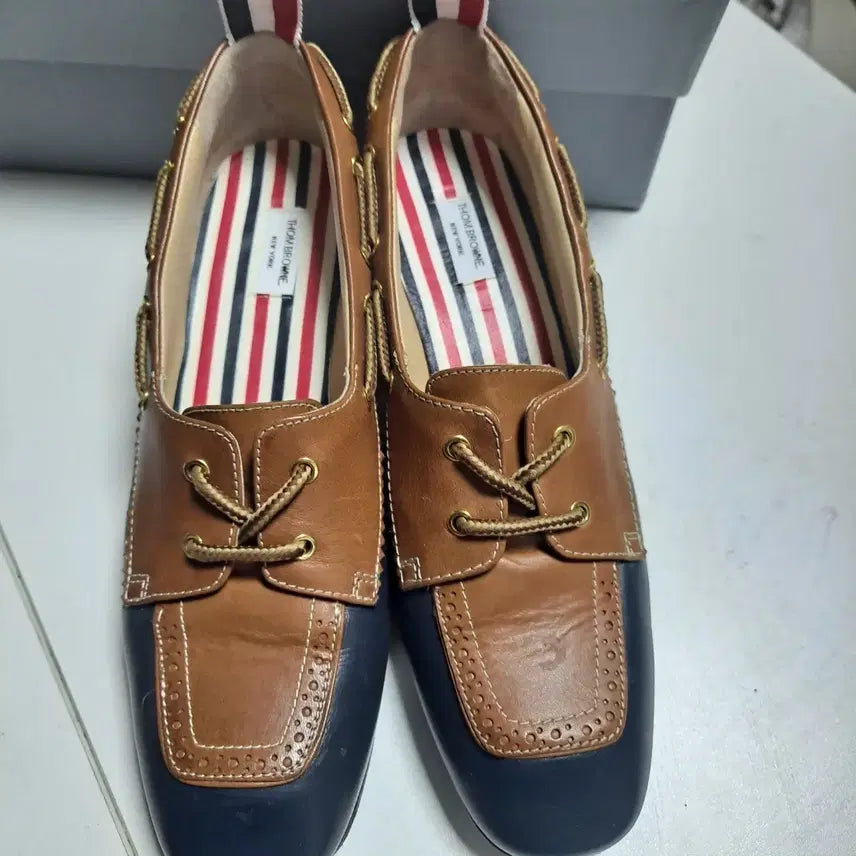 [BUNJANG] Thom Browne Women's Boat Shoes Size 36 / 톰브라운 여성구두 신발 톰브 보트슈즈  36사이즈