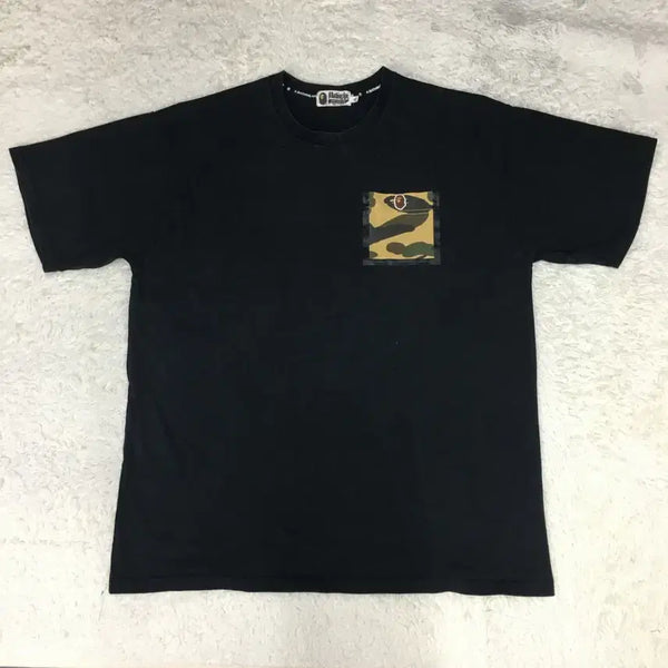 [BUNJANG] BAPE Pocket Camo Short Sleeve T-Shirt / 베이프 포켓 카모 반팔티 만원샵 HH03
