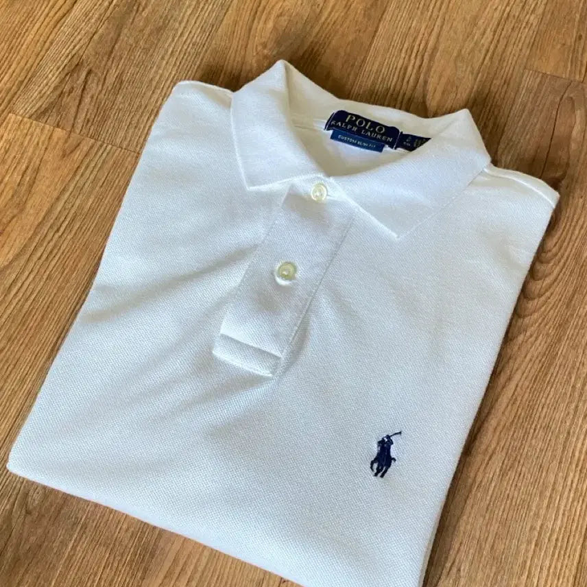 [BUNJANG] Polo Ralph Lauren Custom Slim Fit T-Shirt White / 폴로 반팔티 커스텀 슬림핏 (정품)