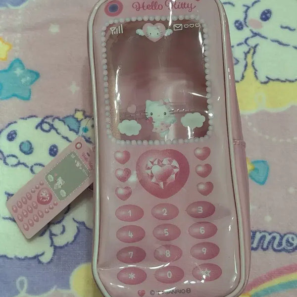 [BUNJANG] Hello Kitty Pink Mobile Phone Pouch / [고전] 헬로키티 핑크 휴대폰 파우치