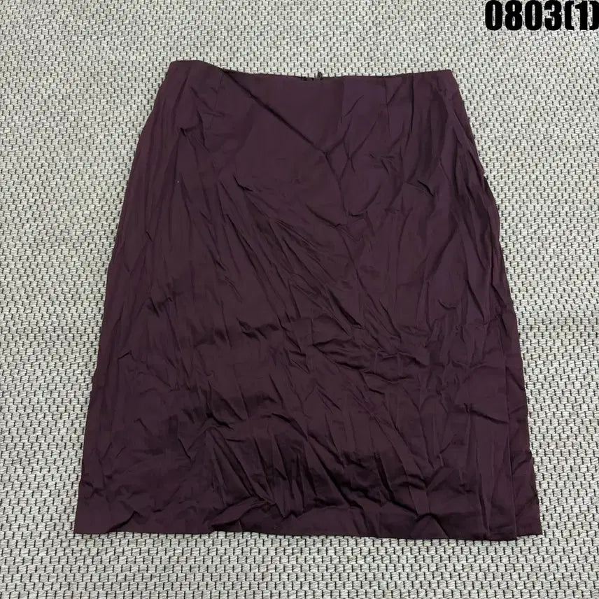 [BUNJANG] Boss Wine Color H-Line Skirt Size 46 / 보스 와인색 H라인 스커트 46