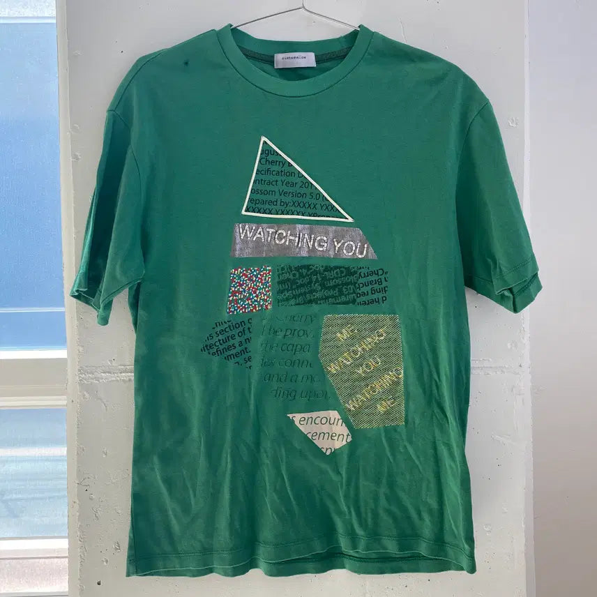 [BUNJANG] Customellow Half Sleeve T-Shirt / (M) 커스텀멜로우 반팔 티셔츠