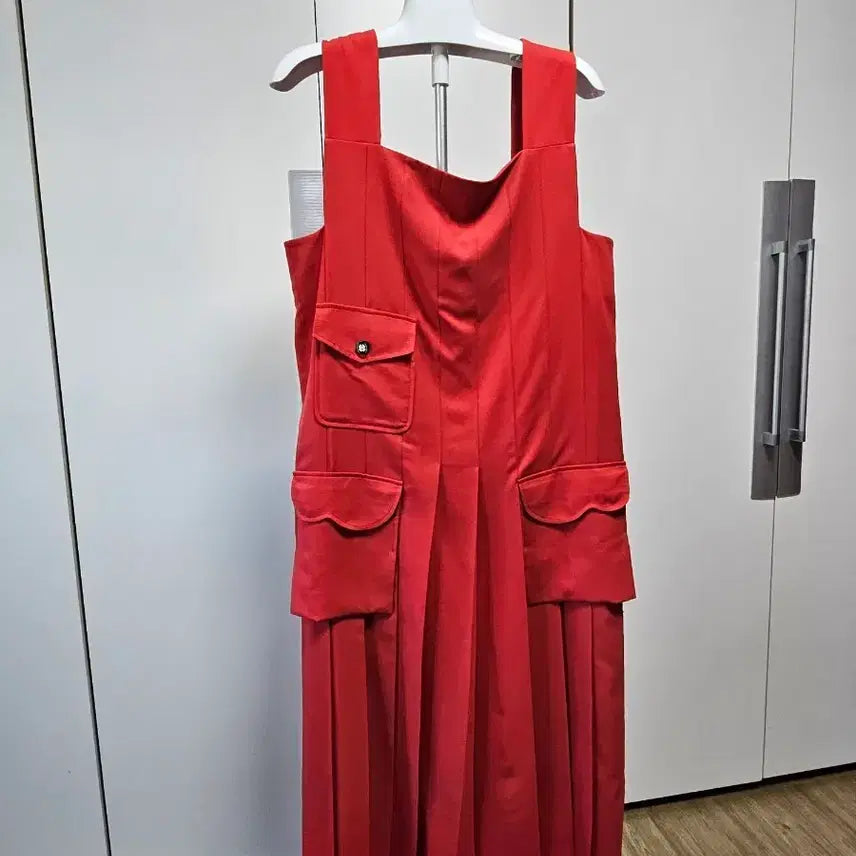 [BUNJANG] Lucky Chouette Long Dress Red / 럭키슈에뜨원피스