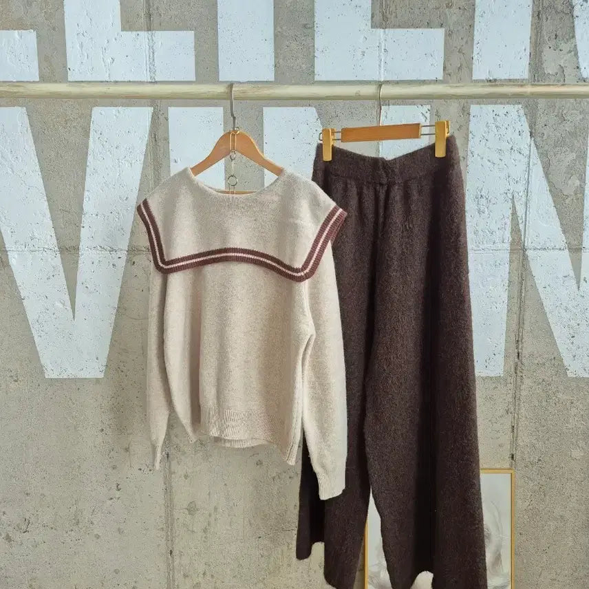 [BUNJANG] Sailor Collar Knit Sweater / 행사3)세일러 니트 스웨터