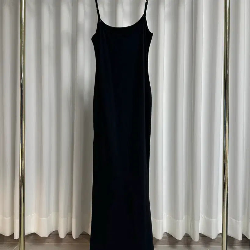 [BUNJANG] SHEIN Black Mermaid Long Slip Dress / (새상품) 쉬인 블랙 머메이드 롱 슬립원피스