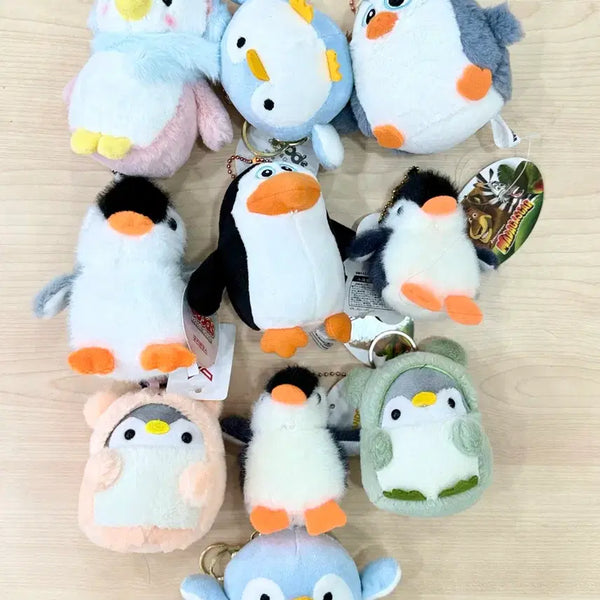 [BUNJANG] Cute Penguin Keyring Bundle (Set of 9) / penguin귀여운 펭귄 키링 인형뽑기키링열쇠가방고리 일괄
