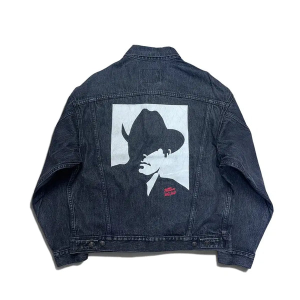 [BUNJANG] 90s Vintage Marlboro Wild West Cowboy Denim Jacket / 90s 빈티지 말보로 와일드웨스트 카우보이 데님자켓