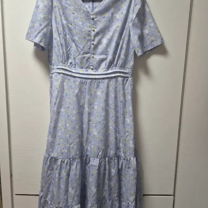[BUNJANG] OZOC Flower Pattern Shirring Dress / OZOC 플라워 패턴 셔링 원피스