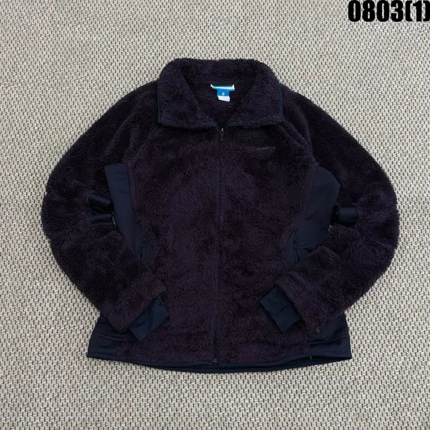 [BUNJANG] Columbia Fleece Zip-Up Jacket Purple L / 컬럼비아 플리스 집업 자켓 퍼플 L