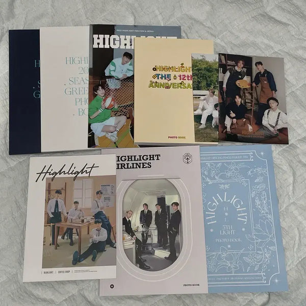 [BUNJANG] Highlight (BEAST) Photobook 7 Types Bundle Set / 하이라이트 비스트 포토북 7종