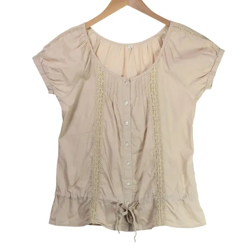 [BUNJANG] SunFonte Cotton Blouse Size 7 / SunFonte 블라우스 [26080315]