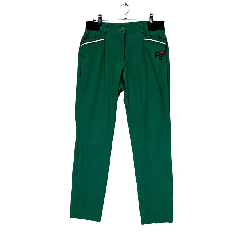 [BUNJANG] Parigates Women's Sporty Tapered Fit Pants Green / 파리게이츠 여성 스포티한 테이퍼드핏 바지 26 그린 25827