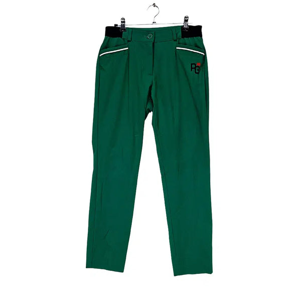 [BUNJANG] Parigates Women's Sporty Tapered Fit Pants Green / 파리게이츠 여성 스포티한 테이퍼드핏 바지 26 그린 25827