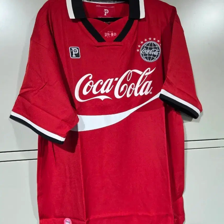 [BUNJANG] Over the Pitch x Coca-Cola Collaboration Football Jersey / 오버더피치 코카콜라 콜라보