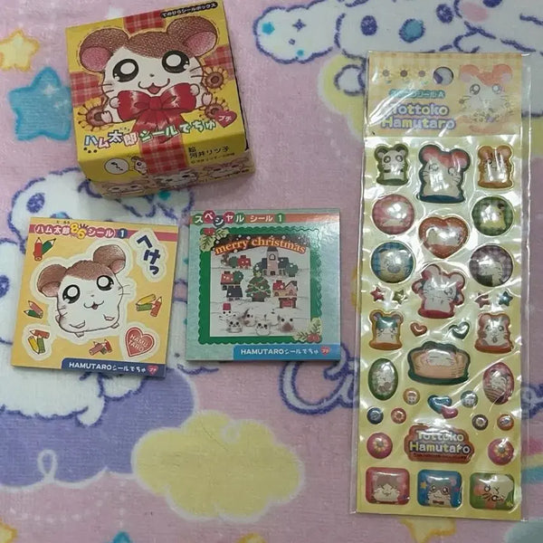 [BUNJANG] Hamtaro Classic Stickers Paper Set / [고전] 방가방가 햄토리 스티커 지류 세트