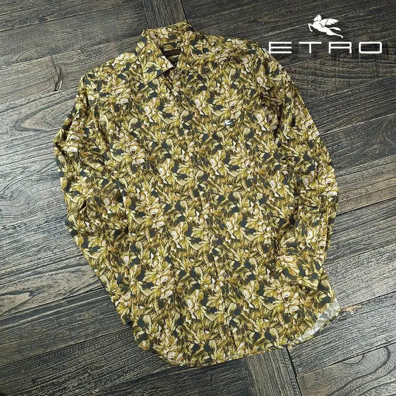 [BUNJANG] ETRO Ethnic Pattern Vintage Shirt - Size L / 에트로 에스닉 패턴 빈티지 셔츠 P01990