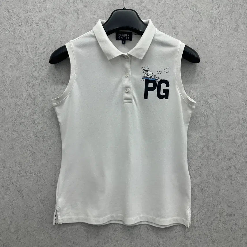 [BUNJANG] Poter Giry Golf Women's Sleeveless Polo Shirt Size 90/S / 90 파리게이츠 골프 여자 민소매 카라티