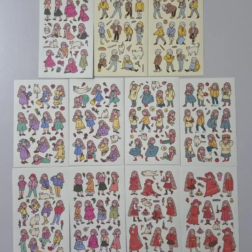 [BUNJANG] Heeda Sticker Pack (11 pcs) / 희다 인스 11매
